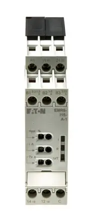 Produktfoto 1 von Eaton EMR6 Überwachungsrelais 1-phasig, Wechsler Unterstrom 0.3A - 15A, DIN-Hutschiene, 0 V ac, 0V ac
