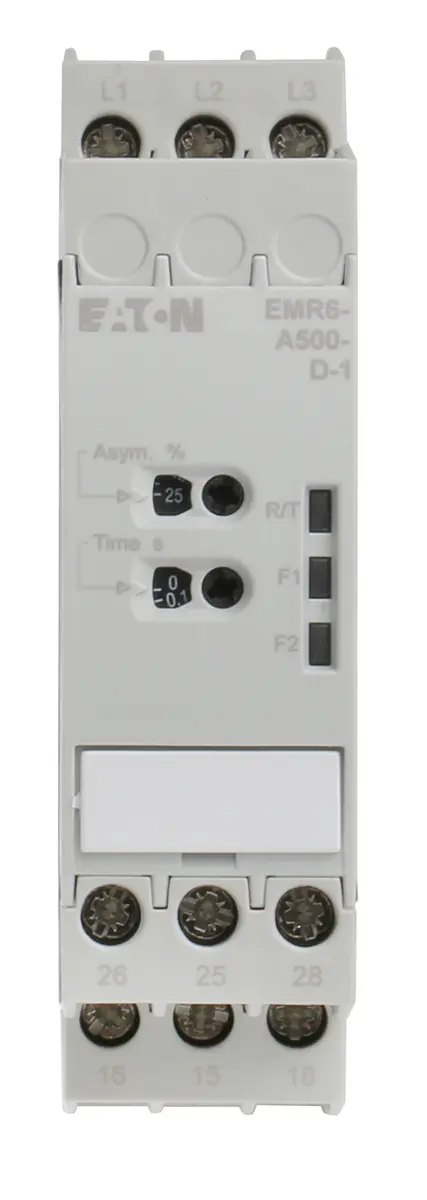Produktfoto 1 von Eaton Überwachungsrelais, für Phase, Spannung 300 → 500V ac DIN-Schienen