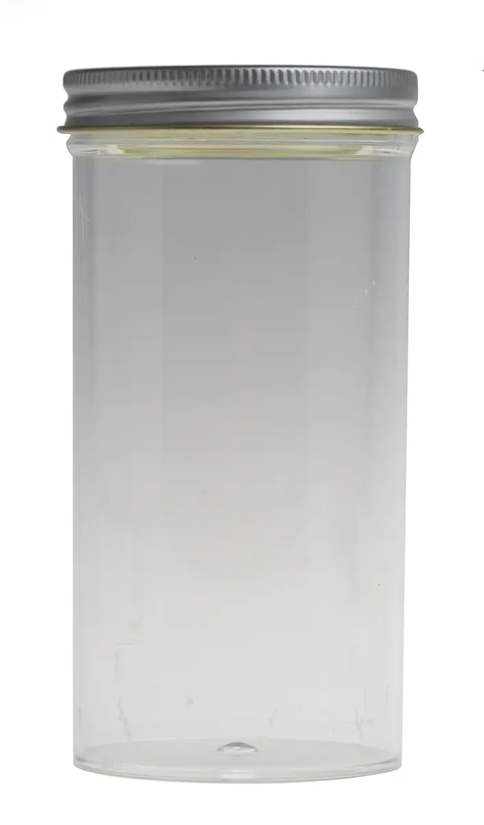 Produktfoto 1 von RS PRO Polystyrol Laborflasche 250ml, Ø 63 mm Vorratsflasche Weithalsig