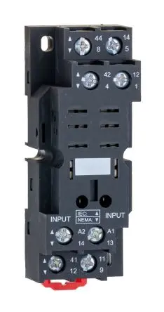 Produktfoto 1 von Schneider Electric Relaissockel zur Verwendung mit Steckrelais RPM (2 Wechsler) Harmony Relay RP, 8 -Kontakt,