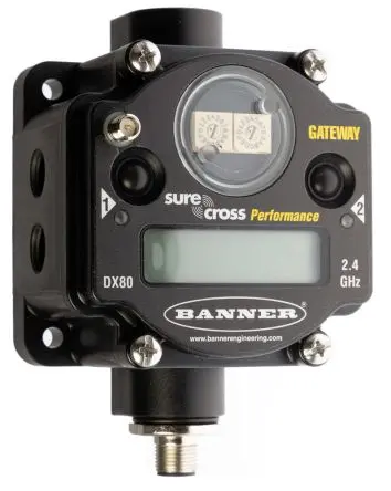 Produktfoto 1 von Banner DX80 62.5 Msps Datenerfassung 12-Kanal, USB-Anschluss, Netz