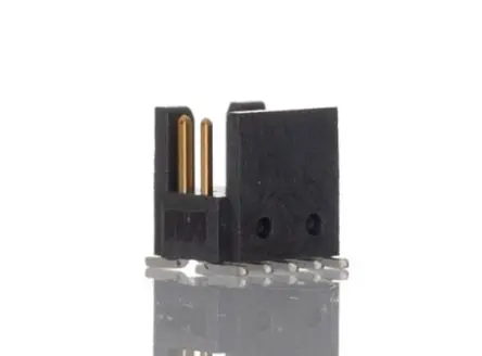 Samtec FTSH Stiftleiste Gerade, 10-polig / 2-reihig, Raster 1.27 mm Raster Oberfläche, Kabel-Platine, Unisoliert