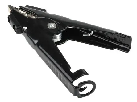 Produktfoto 1 von Mueller Electric Edelstahl 51 mm Krokodilklemme, Schwarz, 100A Isoliert