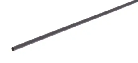 Produktfoto 1 von TE Connectivity CGPT Wärmeschrumpfschlauch, Polyolefin Schwarz, Ø 1.6 mm Schrumpfrate 2:1, Länge 1.2m