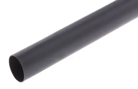 Produktfoto 1 von TE Connectivity CGPT Wärmeschrumpfschlauch, Polyolefin Schwarz, Ø 9.5 mm Schrumpfrate 2:1, Länge 1.2m