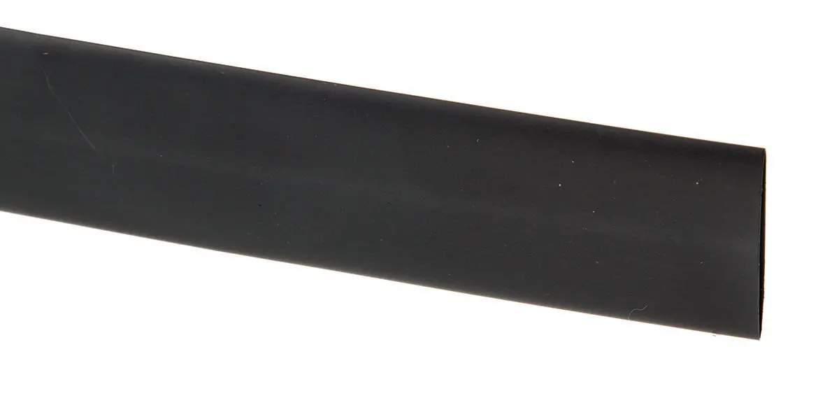 TE Connectivity CGPT Wärmeschrumpfschlauch, Polyolefin Schwarz, Ø 19 mm Schrumpfrate 2:1, Länge 1.2m