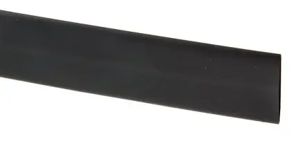 Produktfoto 1 von TE Connectivity CGPT Wärmeschrumpfschlauch, Polyolefin Schwarz, Ø 19 mm Schrumpfrate 2:1, Länge 1.2m