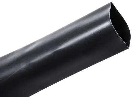 Produktfoto 1 von TE Connectivity CGPT Wärmeschrumpfschlauch, Polyolefin Schwarz, Ø 25.4 mm Schrumpfrate 2:1, Länge 1.2m