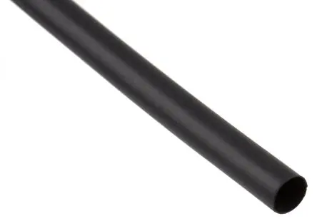 Produktfoto 1 von TE Connectivity CGPT Wärmeschrumpfschlauch, Polyolefin Schwarz, Ø 4.8 mm Schrumpfrate 2:1, Länge 1.2m