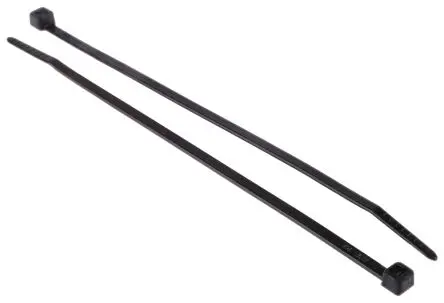 Produktfoto 1 von HellermannTyton T30R Nylon 6.6 Kabelbinder Nicht lösbar Schwarz 3.5mm x 150 mm