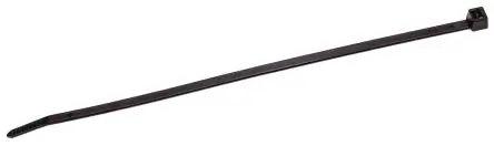 Produktfoto 1 von HellermannTyton T50R Nylon 6.6 Kabelbinder Nicht lösbar Schwarz 4.6mm x 200 mm