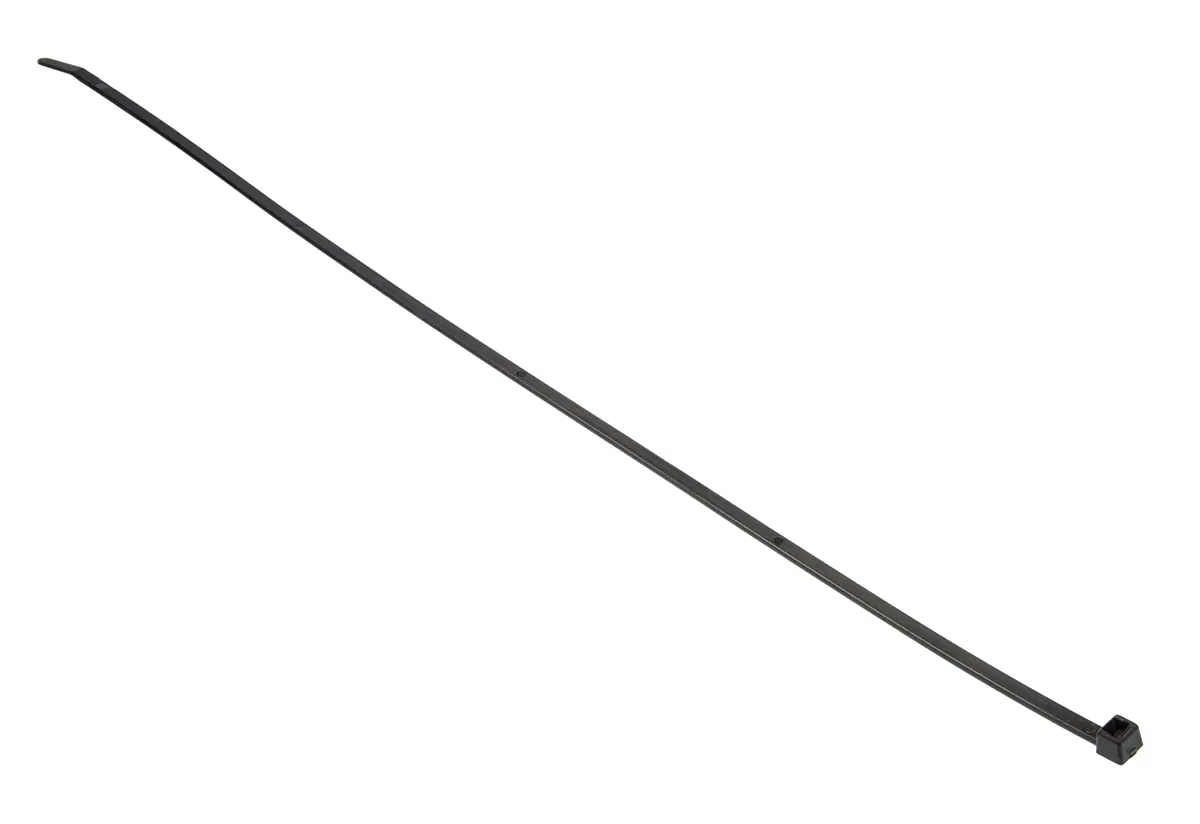 Produktfoto 1 von HellermannTyton T50L Nylon 6.6 Kabelbinder Nicht lösbar Schwarz 4.6 mm x 390 mm