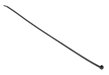 Produktfoto 1 von HellermannTyton T50L Nylon 6.6 Kabelbinder Nicht lösbar Schwarz 4.6mm x 390 mm