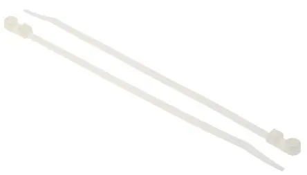 Produktfoto 1 von HellermannTyton T50MR Nylon 6.6 Kabelbinder Innen gezackt Natur 4.7mm x 215 mm