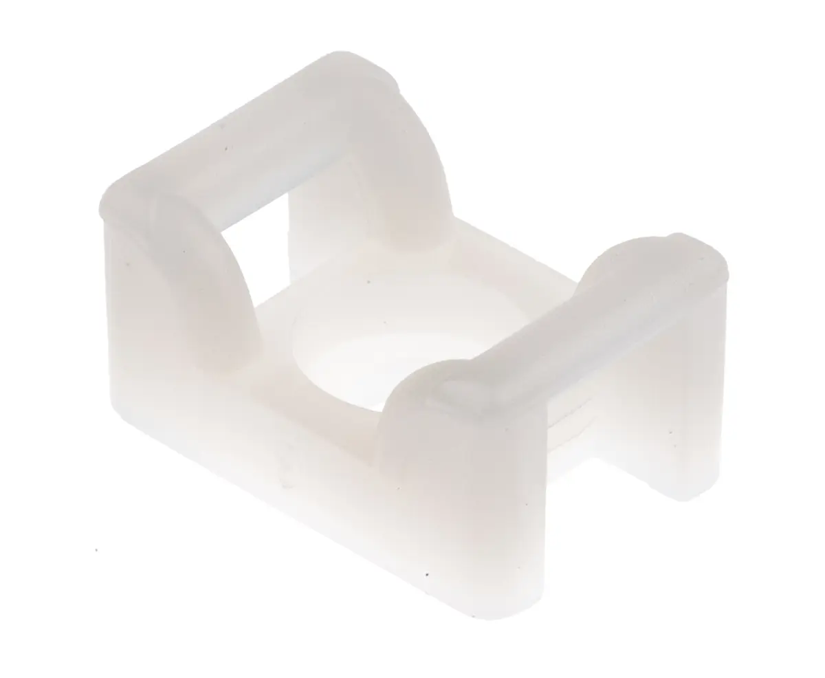 Produktfoto 1 von HellermannTyton KR Befestigungssockel, Nylon 6.6 Natur 18 mm x 6 mm Kabelbinder x 12 mm für 4.5 mm