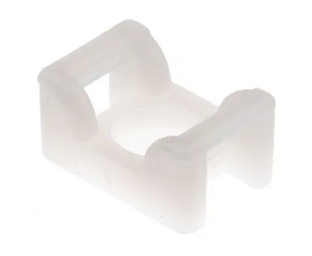 Produktfoto 1 von HellermannTyton KR Befestigungssockel, Nylon 6.6 Natur 18 mm x 6 mm Kabelbinder x 12mm für 4.5 mm