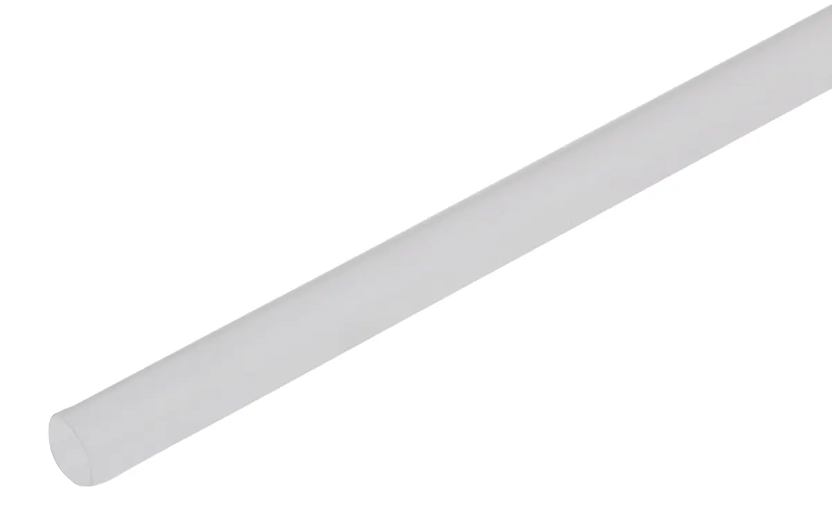 Produktfoto 1 von TE Connectivity CGPT Wärmeschrumpfschlauch, Polyolefin Klar, Ø 4.8 mm Schrumpfrate 2:1, Länge 1.2m