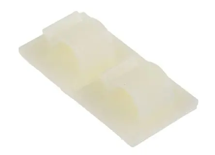 Produktfoto 1 von HellermannTyton Kabelhalter Selbstklebend, Kabel-Ø 8 mm Nylon 6.6 Natur 25mm x 11.5 mm x 25 mm