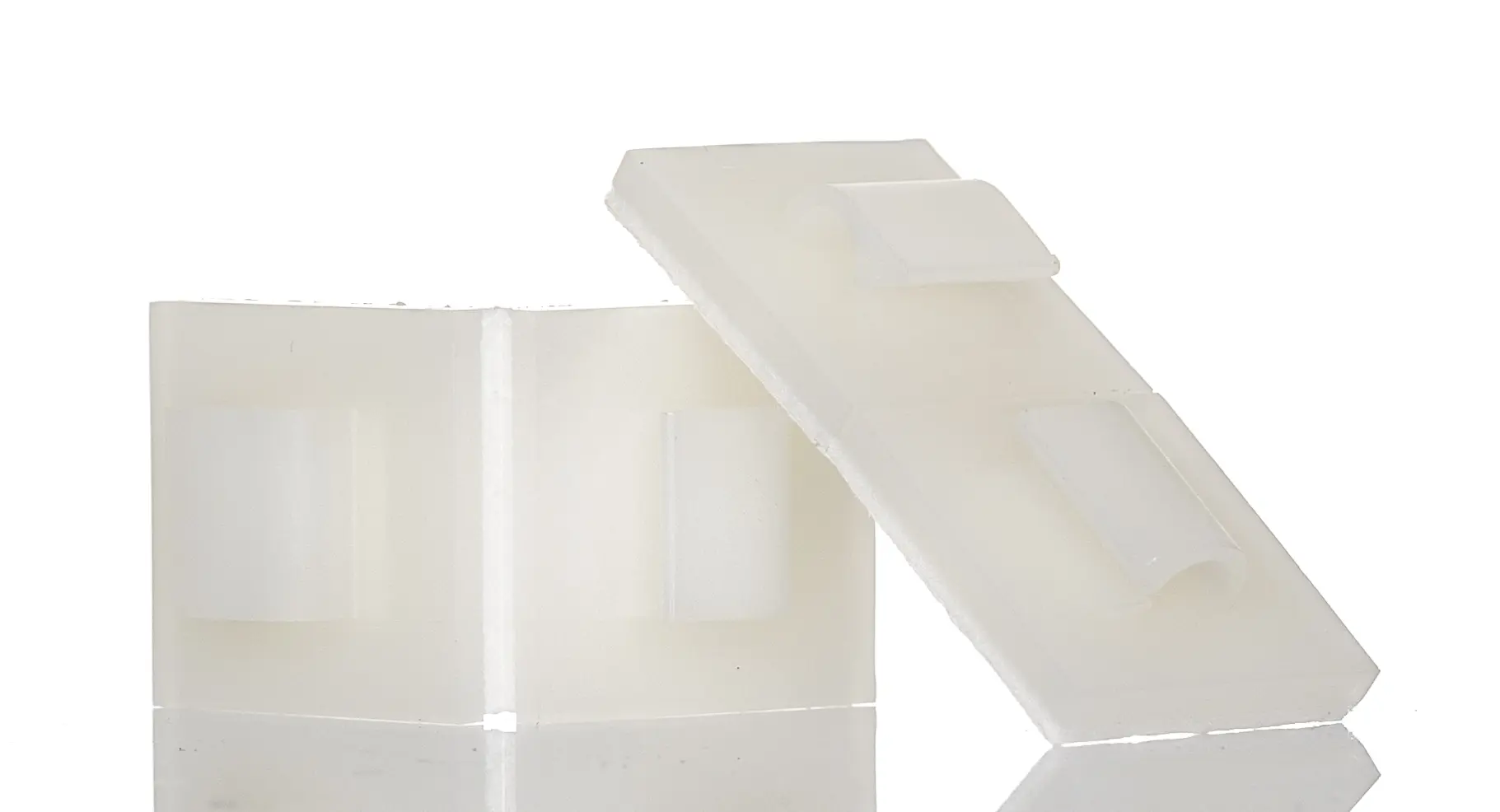 Produktfoto 1 von HellermannTyton Kabelhalter  selbstklebend, Kabel-Ø 5mm Nylon 19 mm x 6mm x 19mm