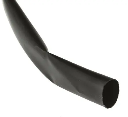 Produktfoto 1 von TE Connectivity LSTT Wärmeschrumpfschlauch, Polyolefin Schwarz, Ø 12.7 mm Schrumpfrate 2:1, Länge 6m
