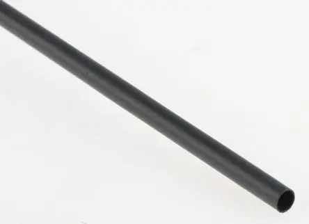 Produktfoto 1 von TE Connectivity RNF-100 Wärmeschrumpfschlauch, Polyolefin Schwarz, Ø 3.2 mm Schrumpfrate 2:1, Länge 1.2m