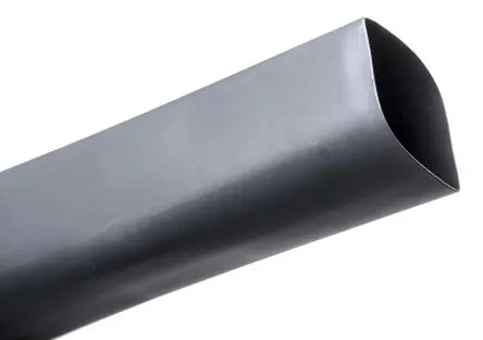 Produktfoto 1 von TE Connectivity RNF-100 Wärmeschrumpfschlauch, Polyolefin Schwarz, Ø 25.4 mm Schrumpfrate 2:1, Länge 1.2m