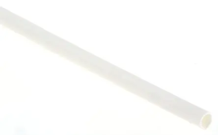 Produktfoto 1 von TE Connectivity RNF-100 Wärmeschrumpfschlauch, Polyolefin Weiß, Ø 1.6 mm Schrumpfrate 2:1, Länge 1.2m