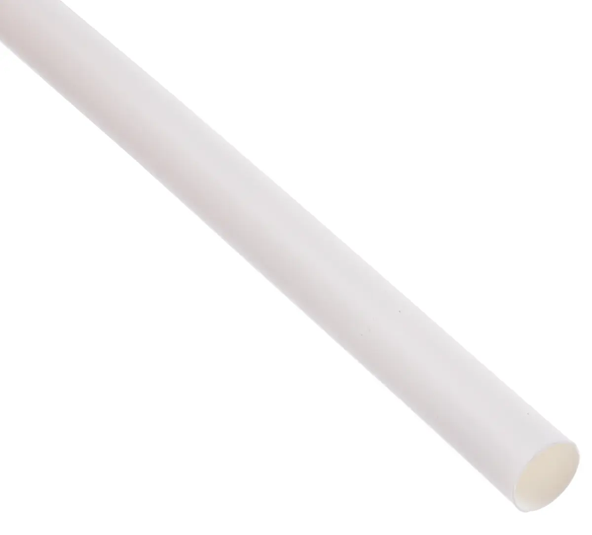 TE Connectivity RNF-100 Wärmeschrumpfschlauch, Polyolefin Weiß, Ø 4.8 mm Schrumpfrate 2:1, Länge 1.2m
