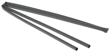 Produktfoto 1 von TE Connectivity RNF-100 Wärmeschrumpfschlauch, Polyolefin Schwarz, Ø 6.4 mm Schrumpfrate 2:1, Länge 1.2m