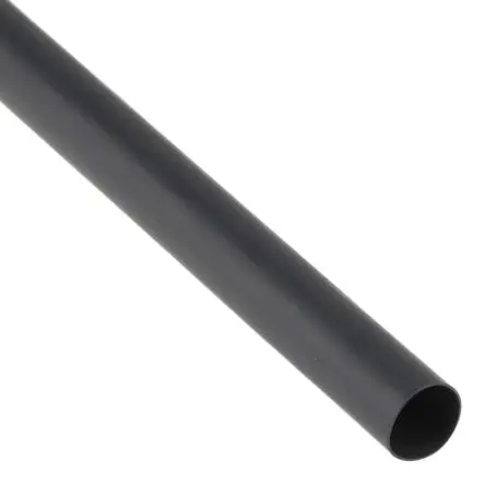 Produktfoto 1 von TE Connectivity RNF-100 Wärmeschrumpfschlauch, Polyolefin Schwarz, Ø 9.5 mm Schrumpfrate 2:1, Länge 1.2m