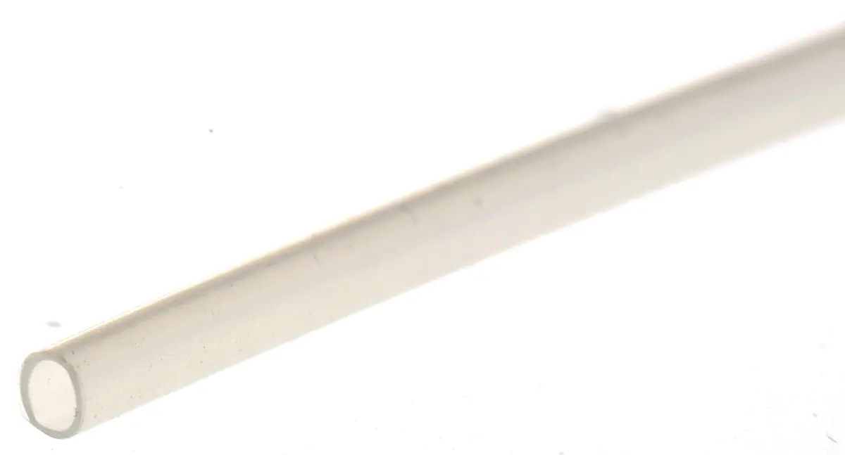 Produktfoto 1 von TE Connectivity RNF-100 Wärmeschrumpfschlauch, Polyolefin Klar, Ø 1.6 mm Schrumpfrate 2:1, Länge 1.2m
