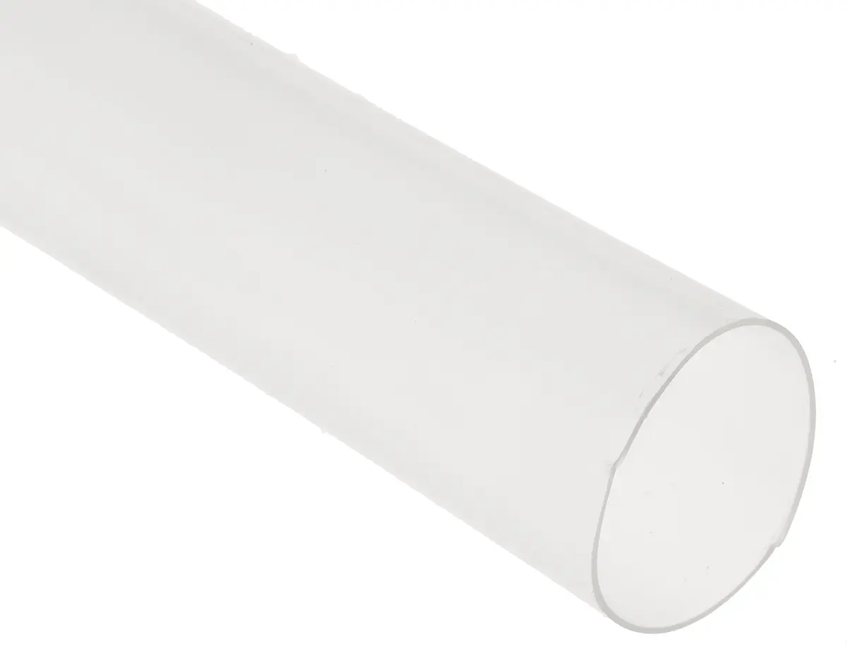 Produktfoto 1 von TE Connectivity RNF-100 Wärmeschrumpfschlauch, Polyolefin Klar, Ø 12.7 mm Schrumpfrate 2:1, Länge 1.2m