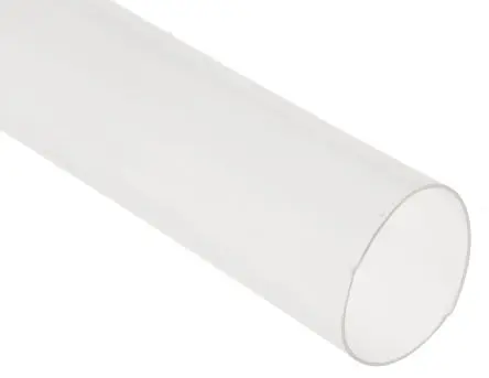 Produktfoto 1 von TE Connectivity RNF-100 Wärmeschrumpfschlauch, Polyolefin Klar, Ø 12.7 mm Schrumpfrate 2:1, Länge 1.2m