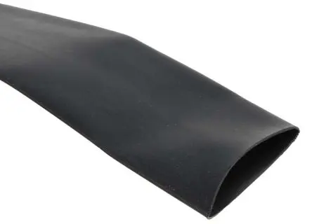 Produktfoto 1 von TE Connectivity CGPT Wärmeschrumpfschlauch, Polyolefin Schwarz, Ø 19 mm Schrumpfrate 2:1, Länge 5m