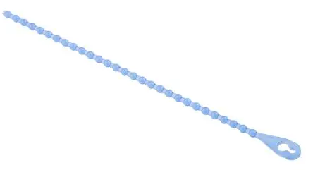 Produktfoto 1 von Essentra BT Polypropylen Kabelbinder Lösbar Blau 1.5mm x 101.6 mm