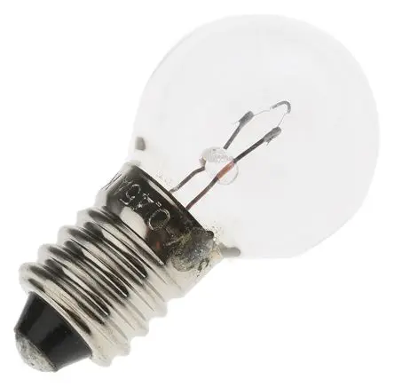 Produktfoto 1 von Orbitec Anzeigelampe 6V Klar, E10 Sockel 450mA Ø 17 mm 100 h