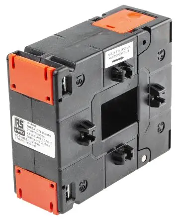 Produktfoto 1 von RS PRO Stromwandler 200 A, Sammelschiene, Wand, Kabel, 33 mm