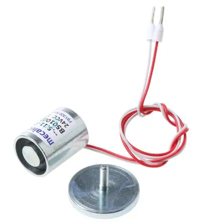 Mecalectro Haltemagnet, 35 N, 24V dc, ø 17 mm, DC