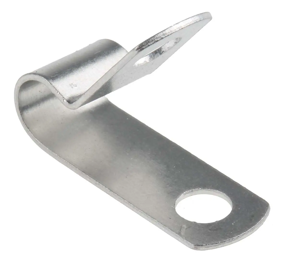 Produktfoto 1 von RS PRO Kabelhalter  zum Schrauben, Kabel-Ø 6.4mm Alu silbern 9,5 mm