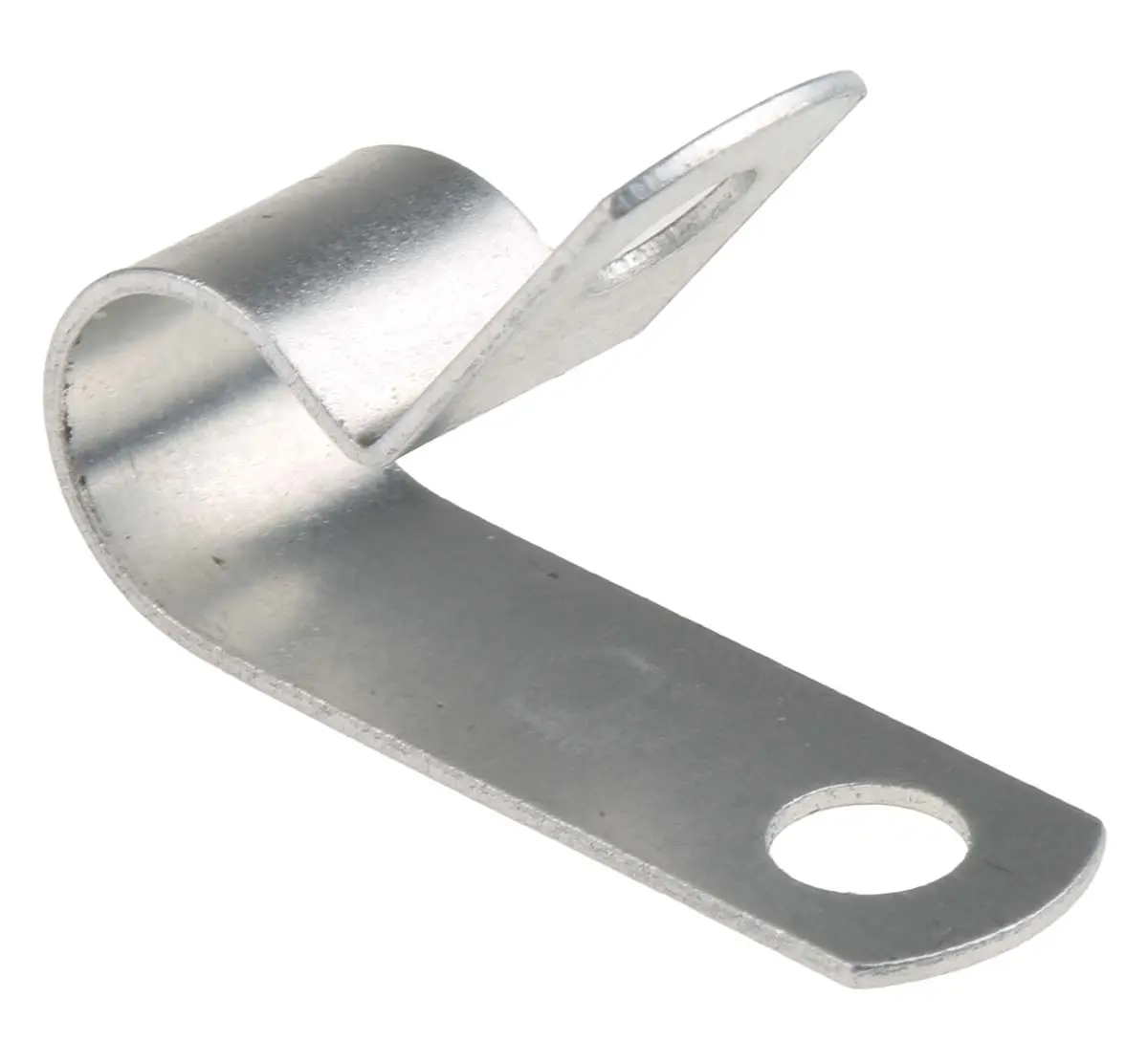Produktfoto 1 von RS PRO Kabelhalter  zum Schrauben, Kabel-Ø 9.5mm Alu silbern 9,5 mm