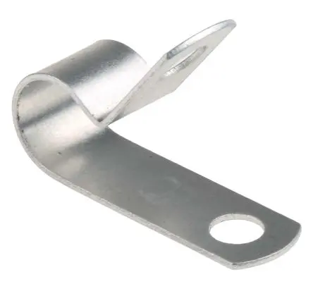 Produktfoto 1 von RS PRO Kabelhalter Schraubbefestigung, Kabel-Ø 9.5 mm Aluminium Silber 9.5mm x 0.8 mm x 15 mm