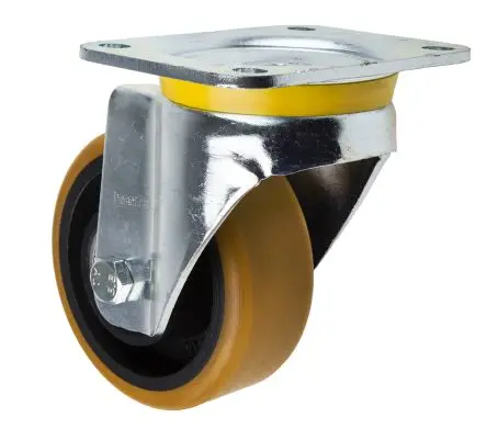 Produktfoto 1 von Tente Drehbar Rolle, Rad ø 125 mm, 660 kg, Ges H. 164 mm, Rad B. 50 mm, Polyamid