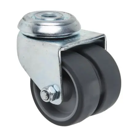 Produktfoto 1 von Tente Drehbar Rolle, Rad ø 50 mm, 45 kg, Ges H. 69 mm, Rad B. 18 mm