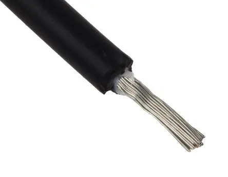 Produktfoto 1 von Staubli Solarkabel FLEX-SOL 2.5 mm² Flammhemmend, Halogenfrei Außen-Ø=5 mm Schwarz 90 °C -40 °C
