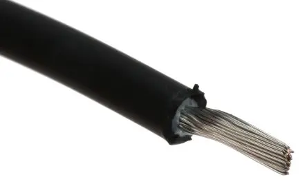 Produktfoto 1 von Staubli Solarkabel FLEX-SOL 4 mm² Halogenfrei, Flammhemmend Außen-Ø=5.4 mm Schwarz 90 °C -40 °C