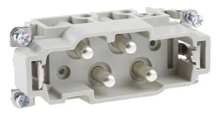 Produktfoto 1 von HARTING Han K Industrie-Steckverbinder Kontakteinsatz Stecker, 4-polig 80A, Kabel, Steckverbindereinsatz