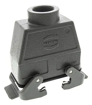 Produktfoto 1 von HARTING Han B Kappe für robusten Stromversorgungsstecker 2 Hebel 2, Kabel 16B Steckverbinderkappe, IP65
