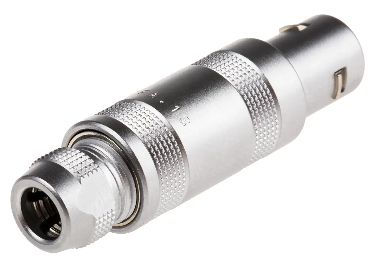 Produktfoto 1 von LEMO 1S 1 12 mm Rundsteckverbinder Stecker 2-polig Stecker 15A Kabel IP50