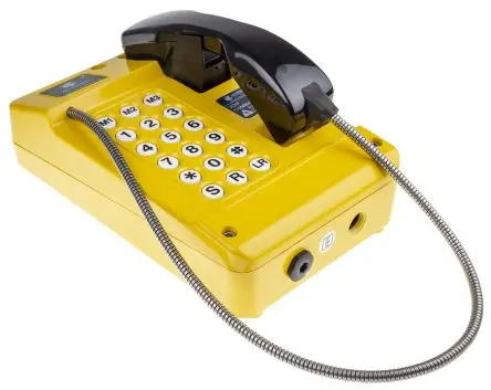 Produktfoto 1 von Gai-Tronics Commander Gelb, Schwarz Telefon RJ45 Mit Leitung