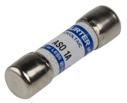 Produktfoto 1 von Schurter ASO 10.3x38 Patronensicherung F / 1A 10 x 38 mm 1kV dc Melamin gPV